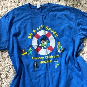 Super cute adult primary children’s Hospital blue casual, supportive T-s…